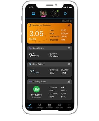 Приложение Garmin Connect